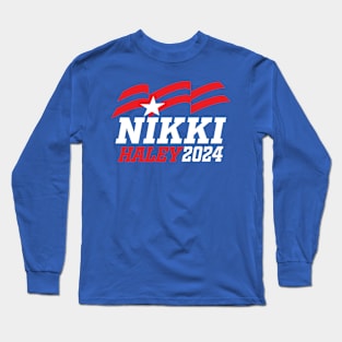 Nikki Haley for president 2024 Long Sleeve T-Shirt